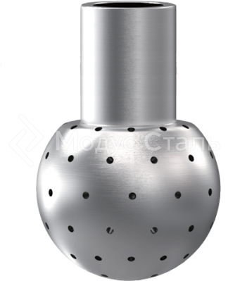 Моющая головка Шар 360° Резьба, ISO, Dn 40 (1 1/2'' дюйм), сталь AISI 316