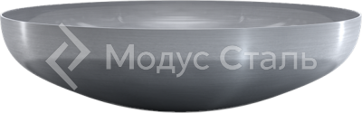 Днище торосферическое Dn 320, ISO, сталь AISI 304, диаметр 320 мм, толщина стенки 3 мм