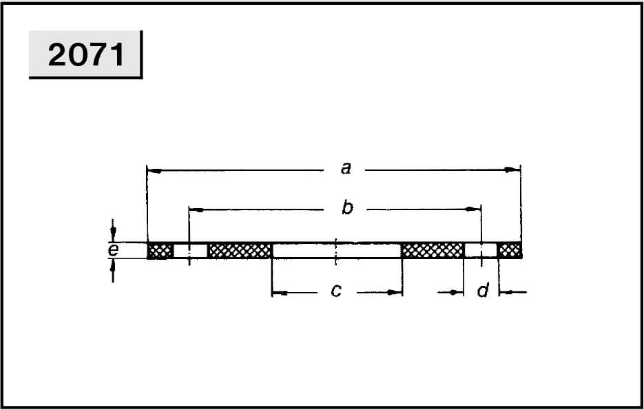 Уплотнение для фланца ПН 10 NIOB FLUID 2071