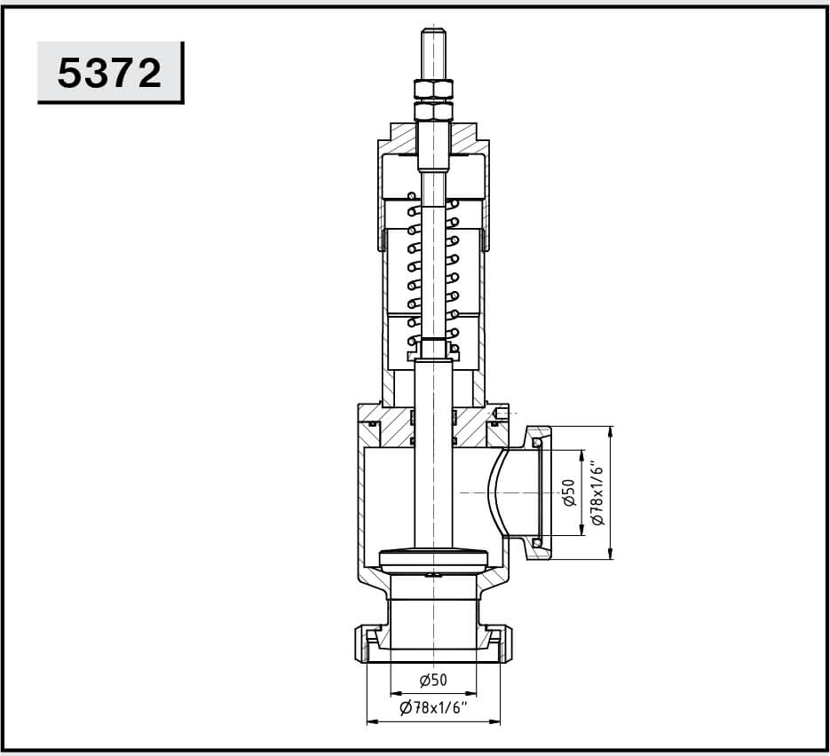 Ограничительный клапан угловой 90° NIOB FLUID 5372 г/р
