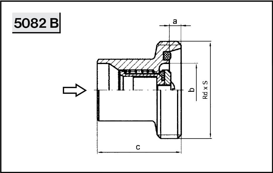 Обратный клапан NIOB FLUID 5082 B Тип B с/р