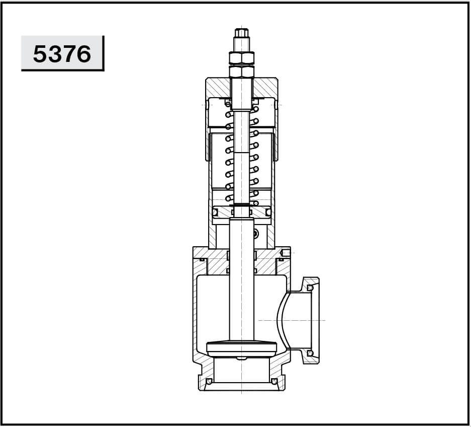 Ограничительный клапан угловой 90° NIOB FLUID 5376 р/р